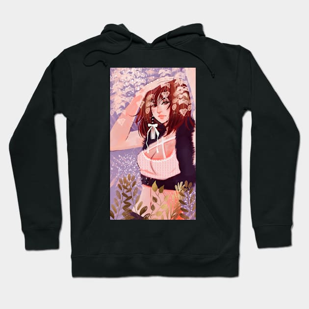 Wistria pastel sexy  anime manga girl Japanese cartoon Hoodie by meisanmui